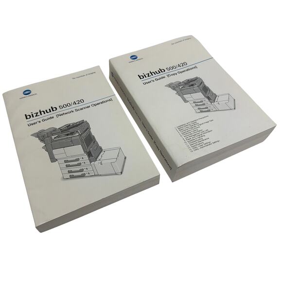 Konica Minolta bizhub 500/420 User’s Guides – Network Scanner & Copy Operations - Picture 1 of 3